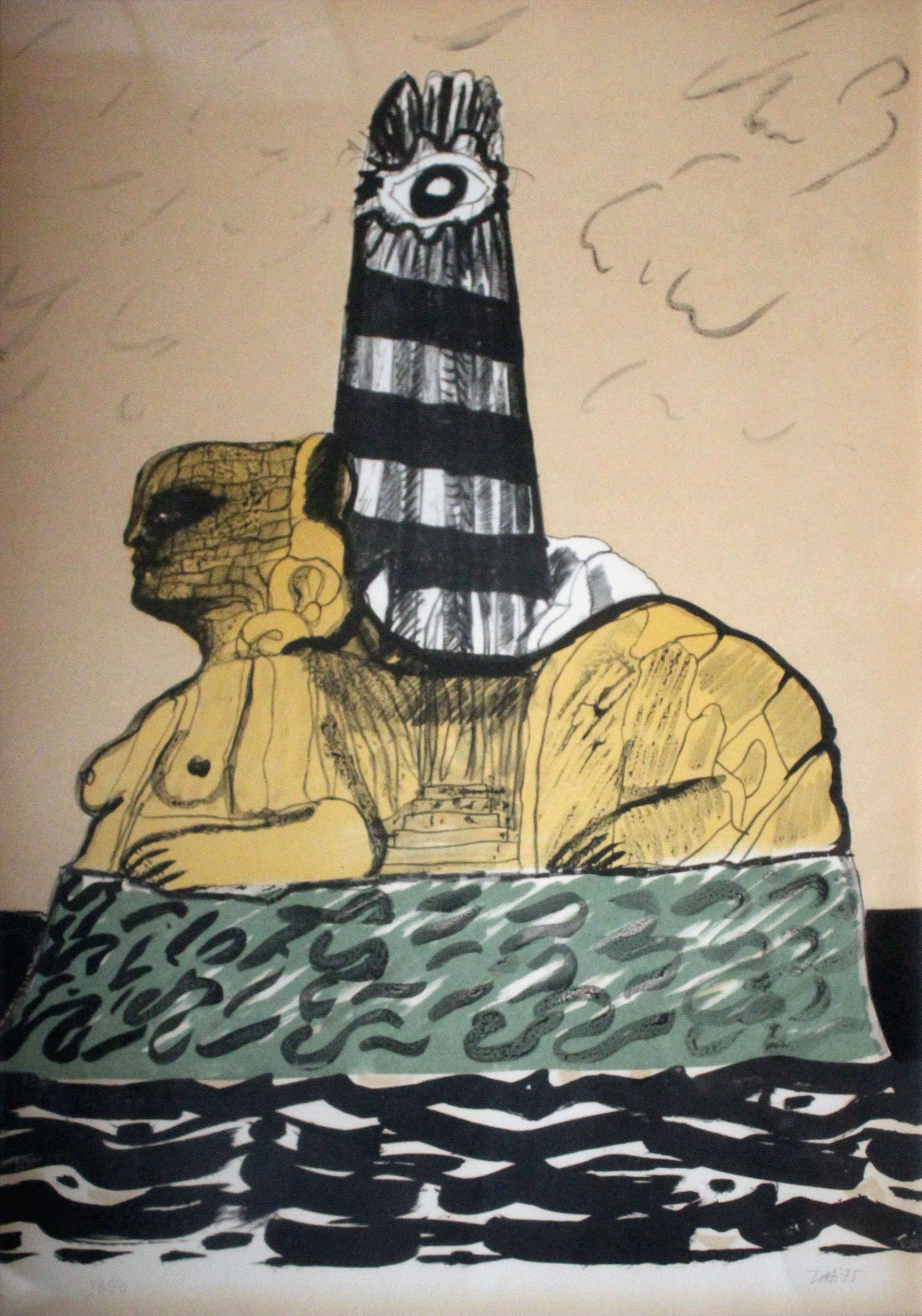 Carmelo Zotti - Sphinx and Lighthouse