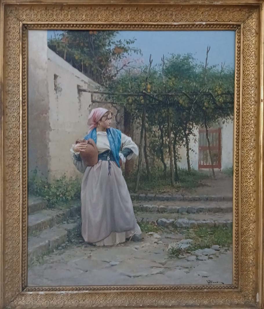 Senza titolo – Olio su tela – Alfano