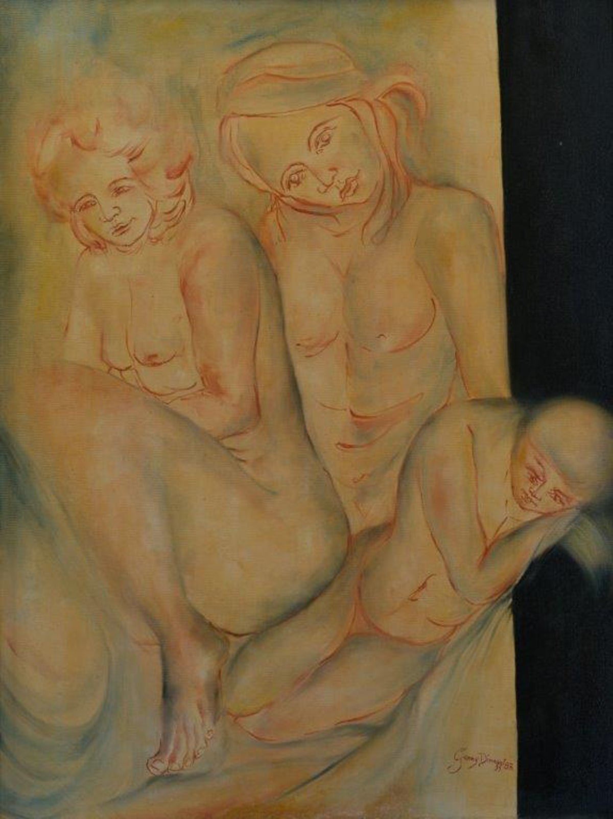 Genny Dimaggio - Figure con strisce nere
