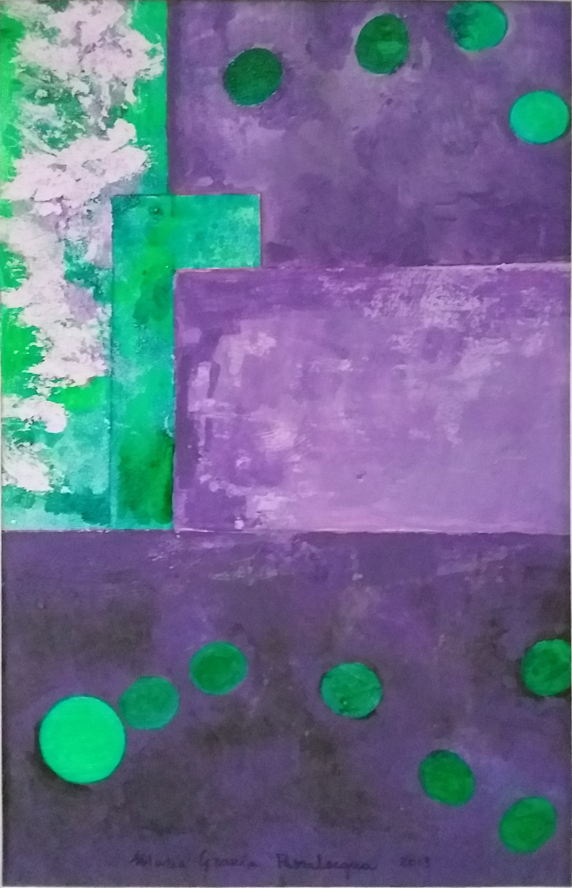 Maria Grazia Passalacqua - Green and Purple