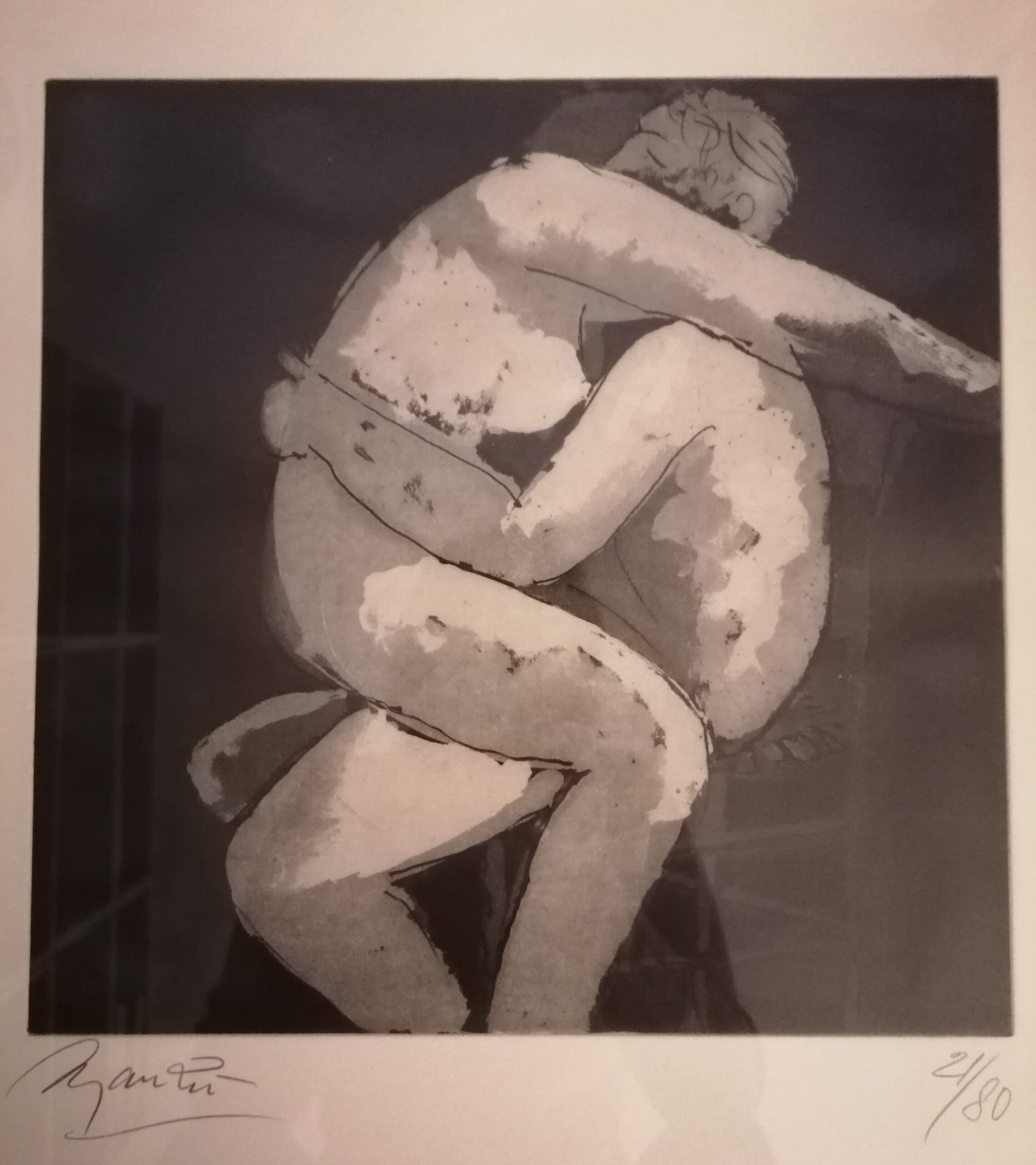 Giacomo Manzù - Escena erótica