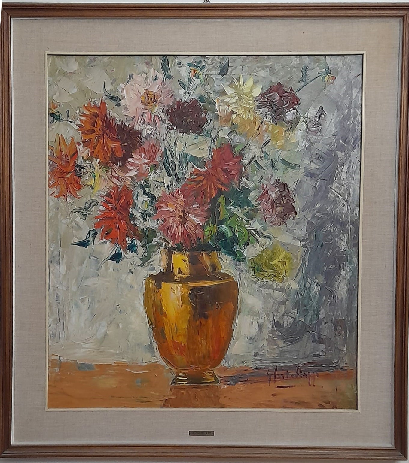 Giuseppe Castellazzi - Jarrón de flores