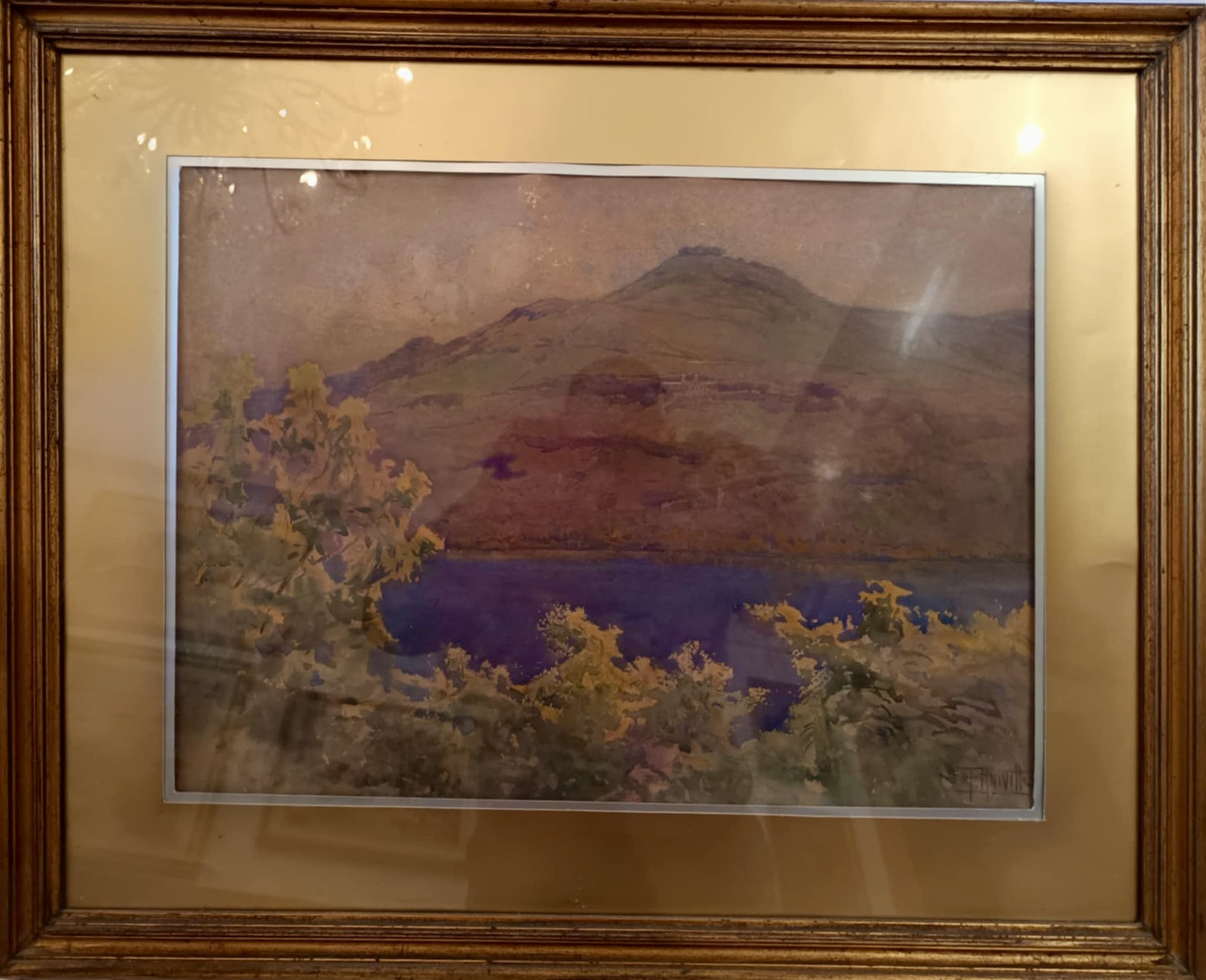 Filippo Anivitti - Lake Albano