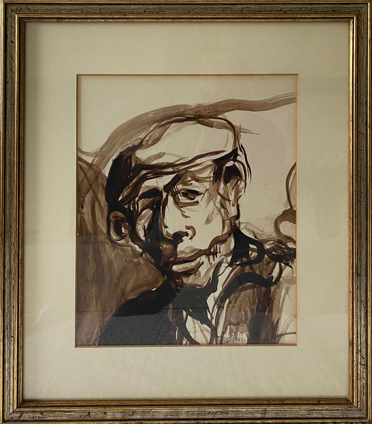 Antonio Tamburro - Retrato de un hombre con sombrero