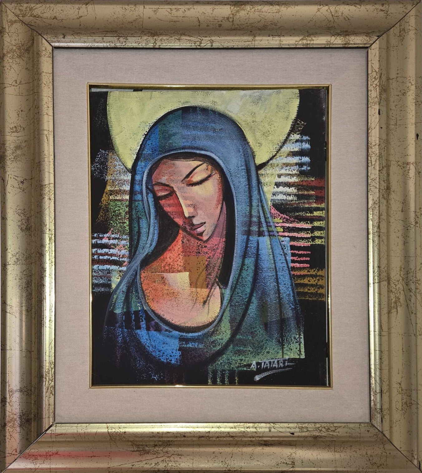 Abdul Rahem Tatari - Sin título (rostro femenino)