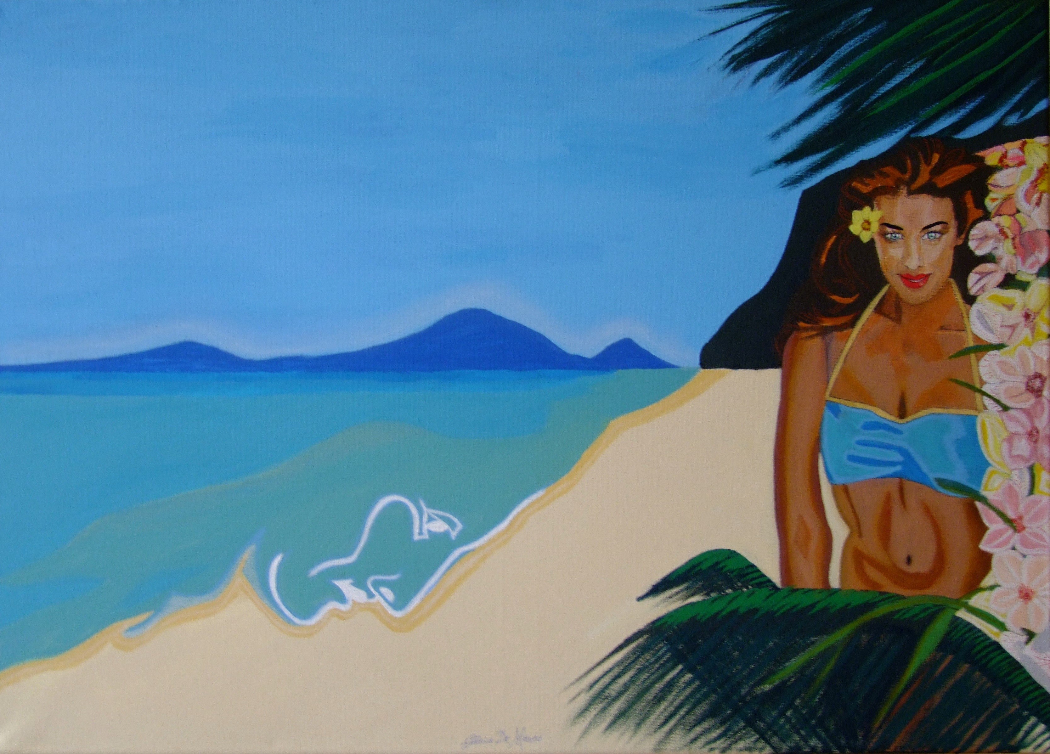 Gloria De Marco - LAGUNA - MISS TAHITI, Homage to Paul Gauguin