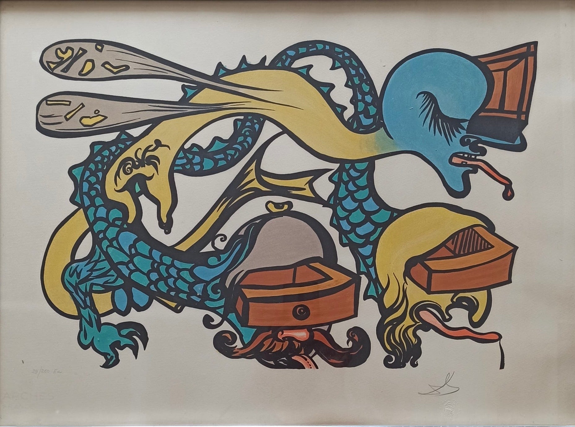 Salvador Dalí - Hidra de tres cabezas