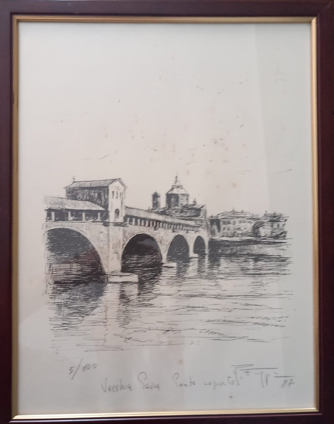 Remo Faggi - Vecchia Pavia (Raccolta di 12 Multipli)