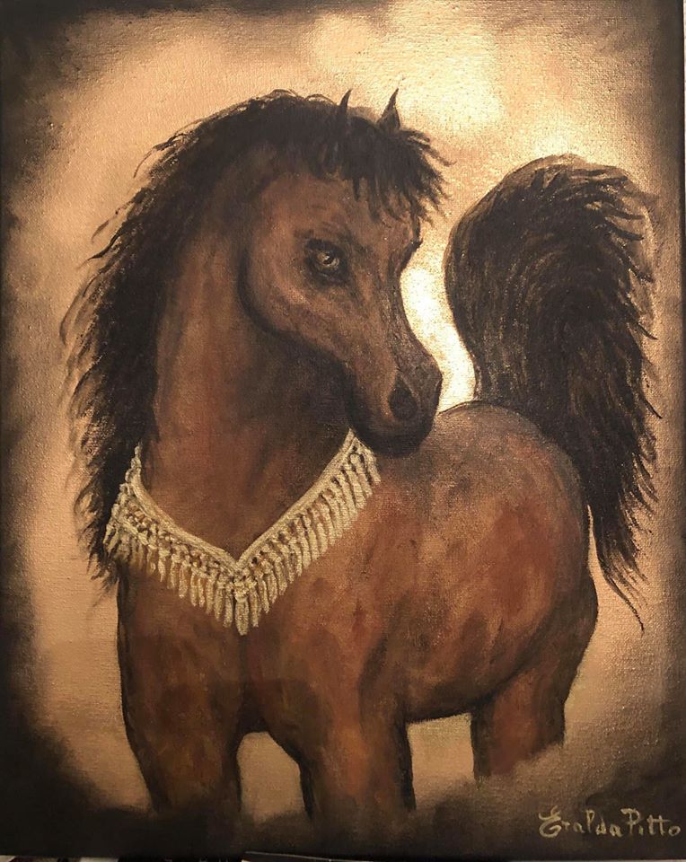 Eralda Pitto - Caballo árabe - Homenaje al caballo