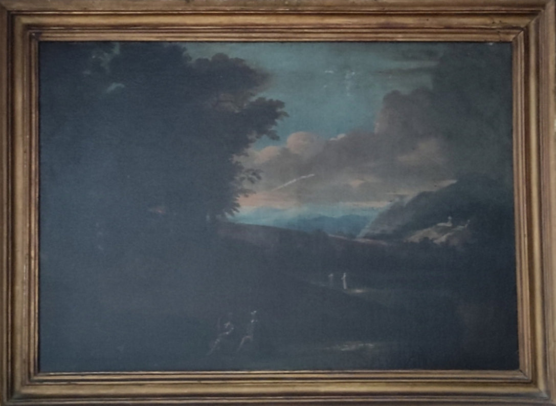 Autore Sconosciuto - Soldati con tramonto