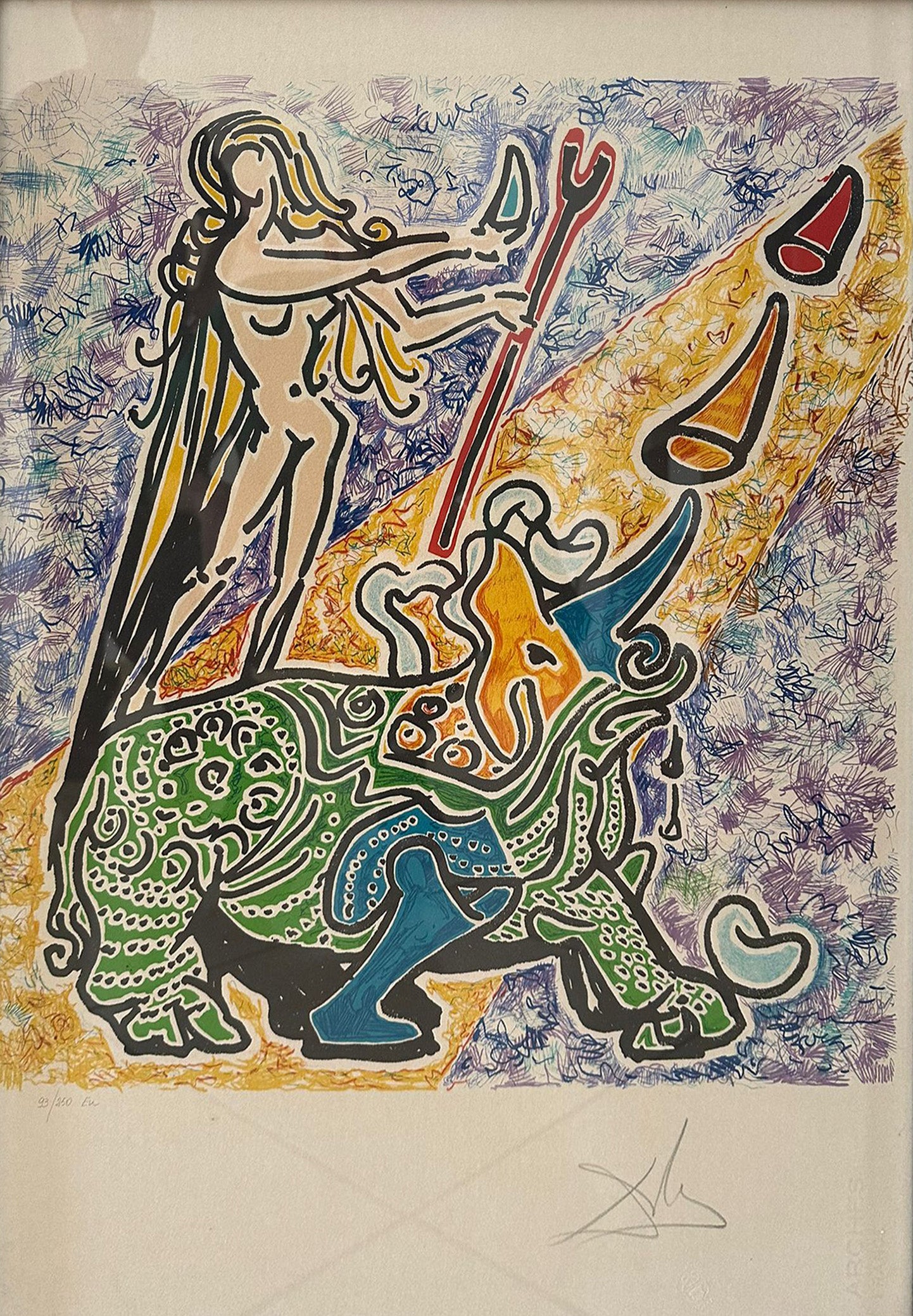 Salvador Dalí - La Virgen y el Rinoceronte