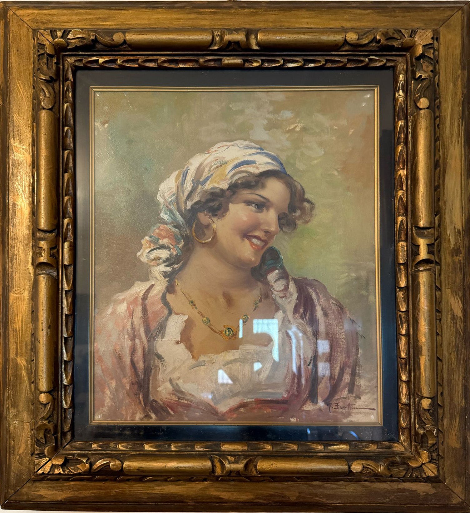 G. Frattini - Senza Titolo (Ritratto di Gitana)