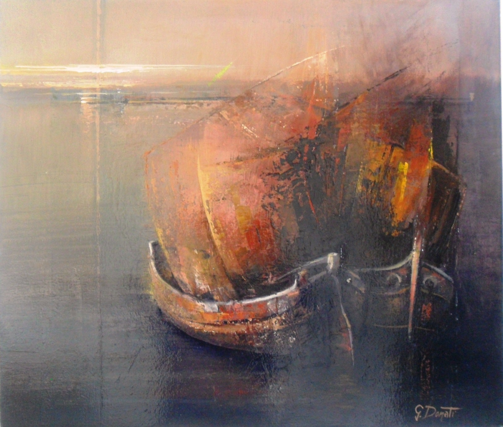 Giuseppe "Pino" Donati - Chromatic sails rocked by the sea