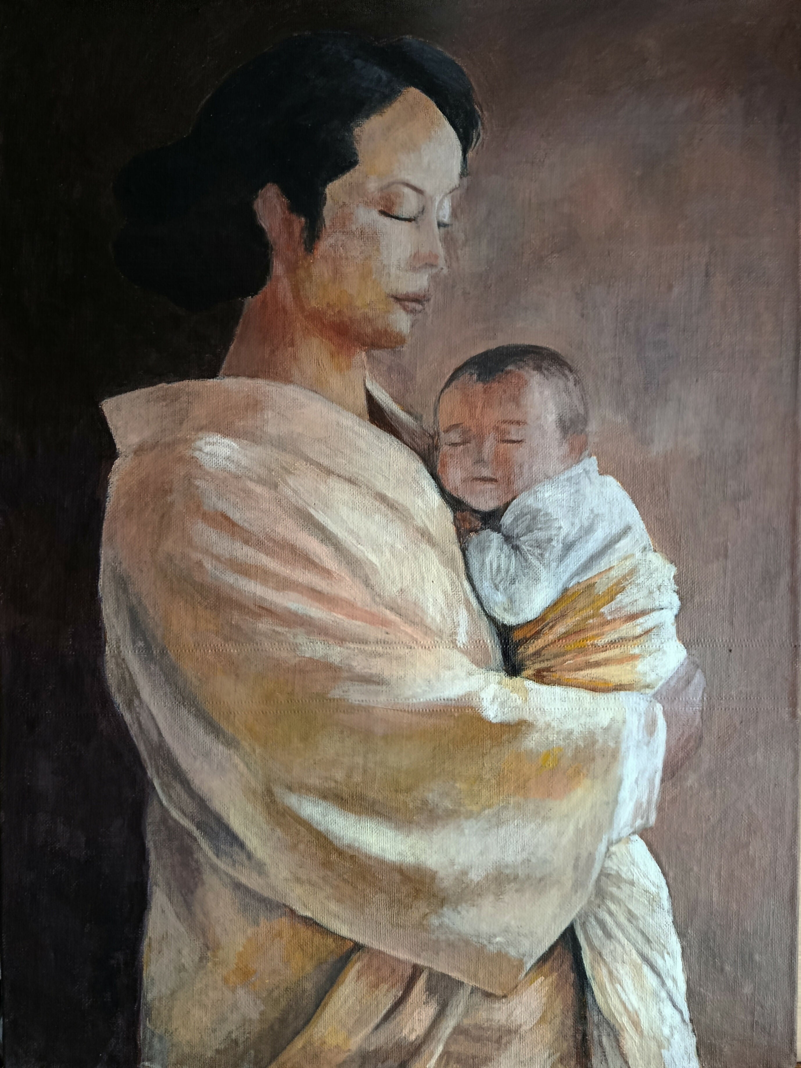 Gheisha con bambino