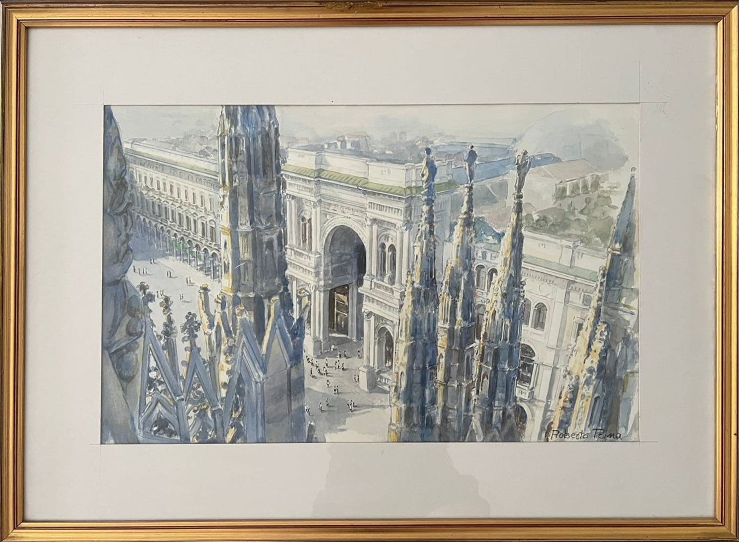 Roberto Prina - La Galería vista desde las agujas del Duomo