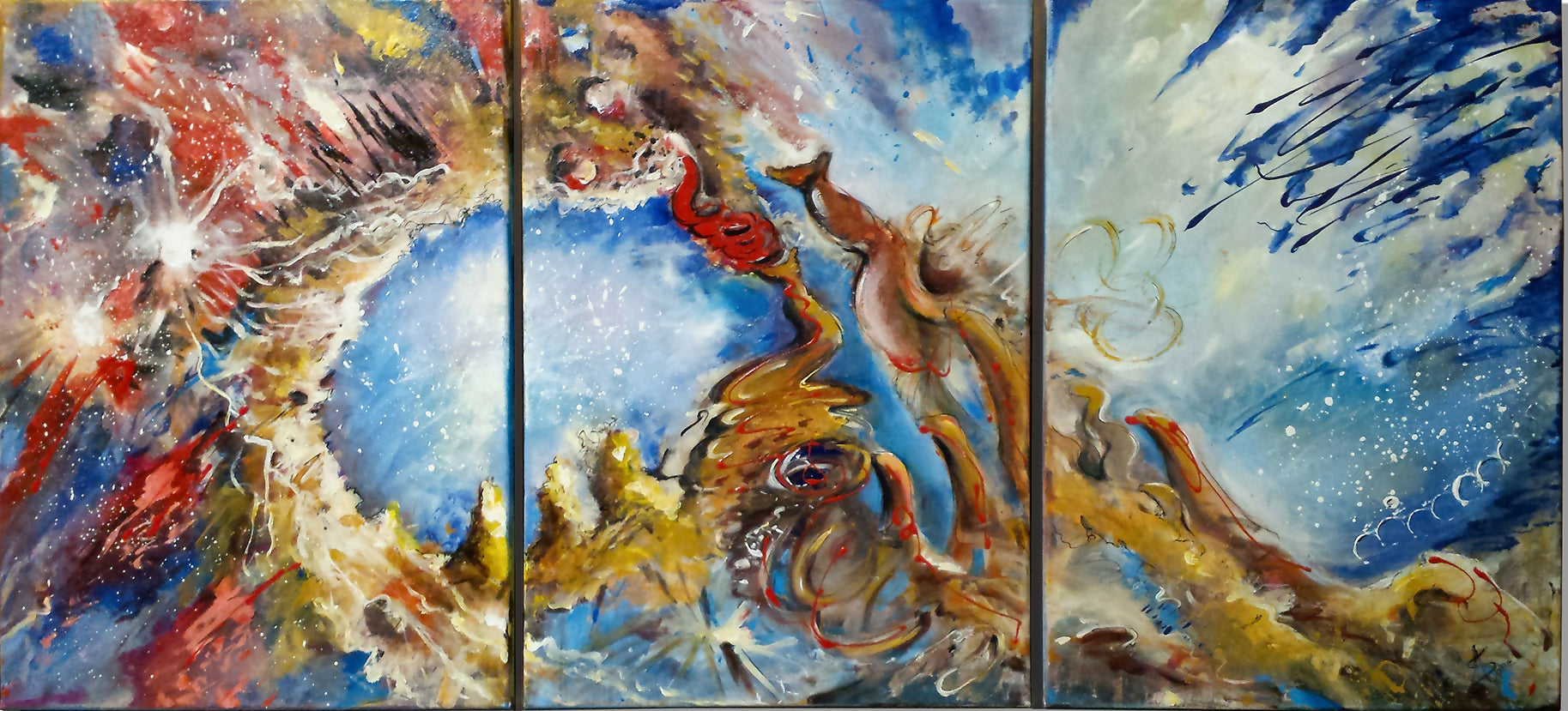 Dinosaurs, fight against the dragon