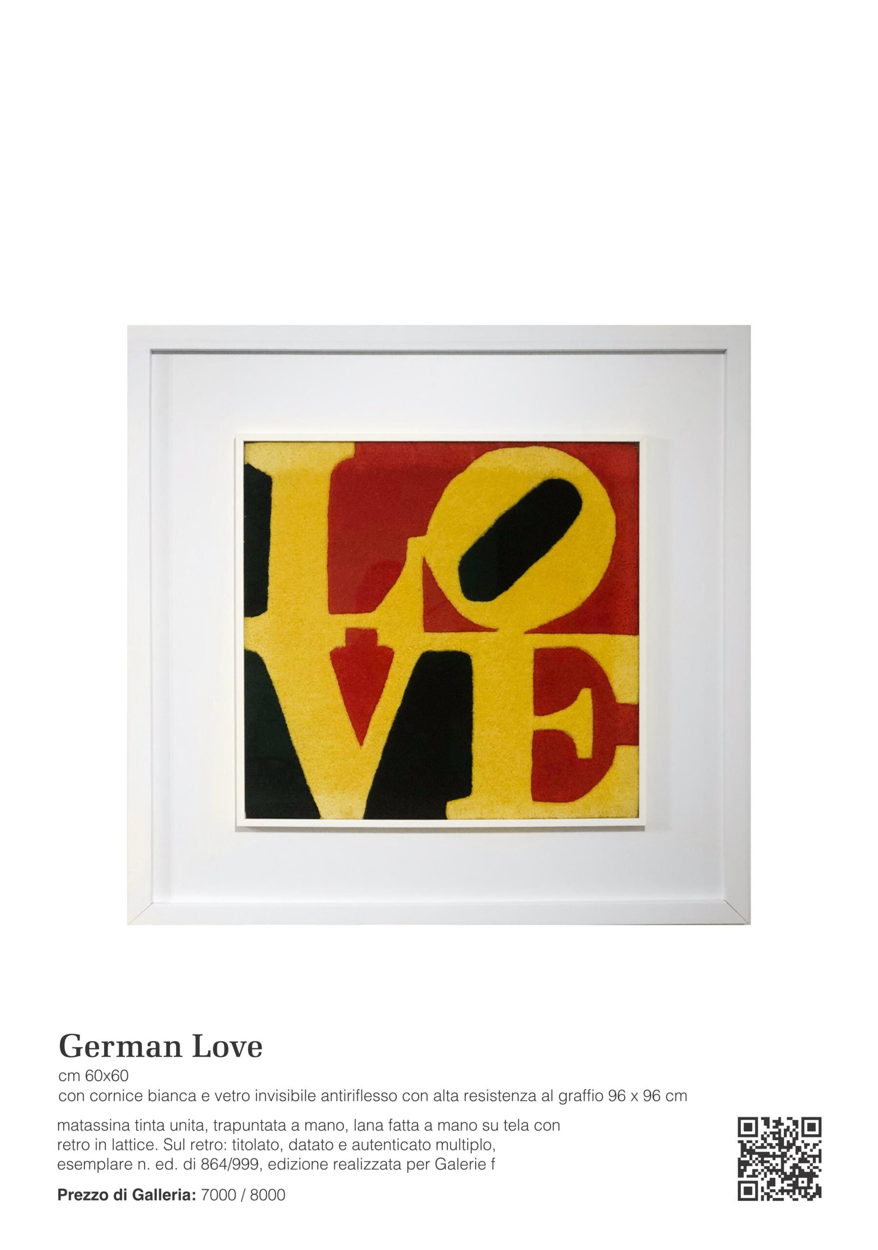 ROBERT INDIANA - GERMAN LOVE