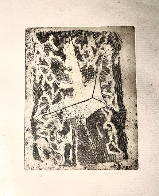 Luciano Minguzzi - Composición abstracta