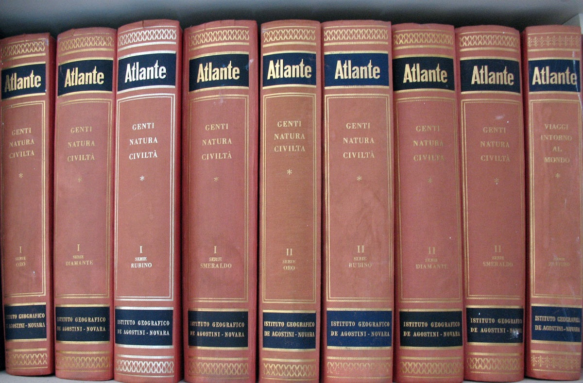 Grande Enciclopedia Treccani + Atlante Storico De Agostini
