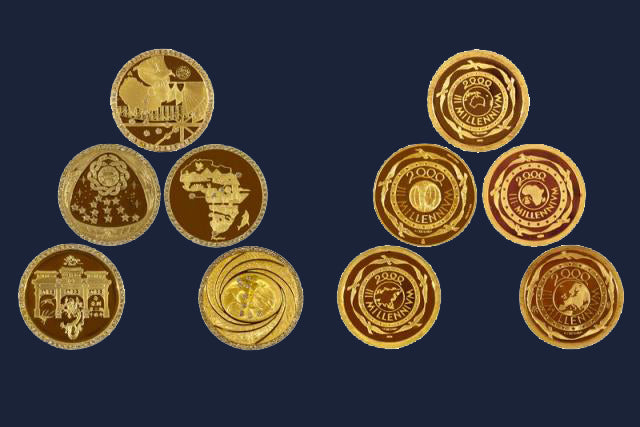 Medallas del Proyecto Aurea 2000 - Sipleda