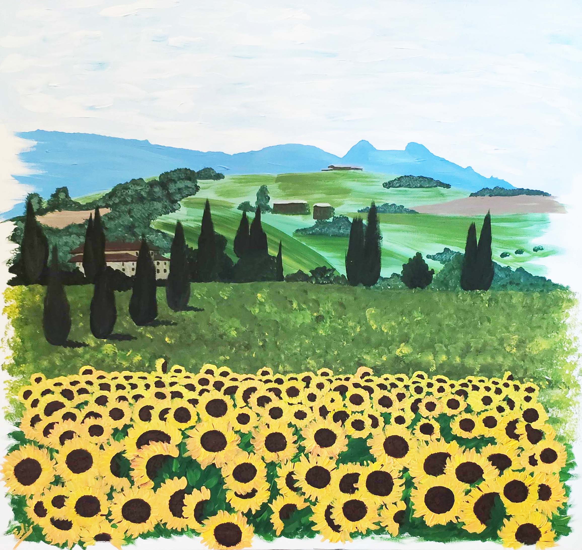 Edis Natalucci - Campo de girasoles