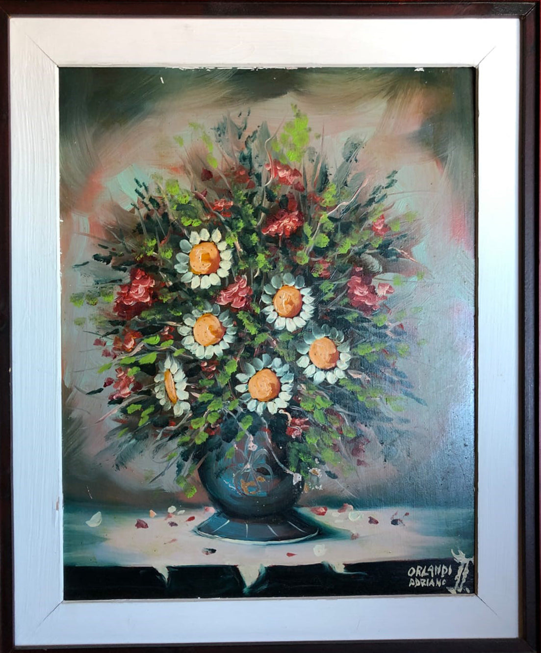 Adriano Orlandi - Jarrón de flores