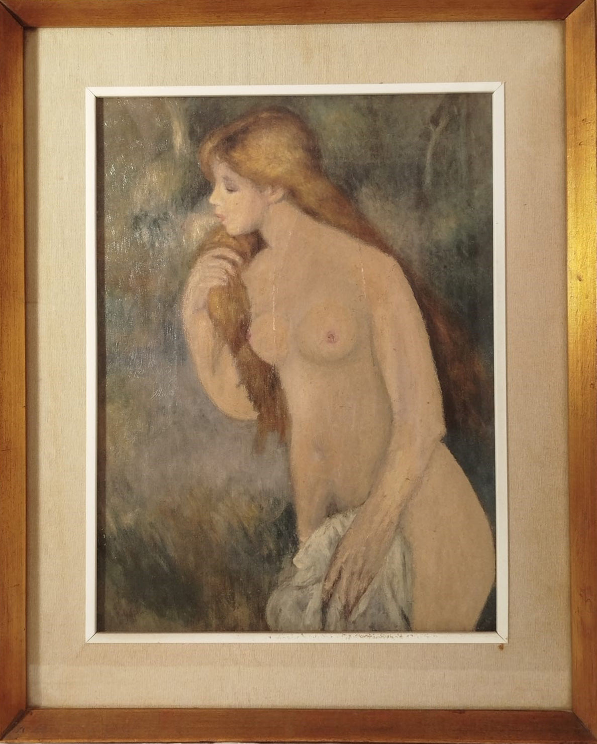 "Baigneuse debut" falso de Renoir