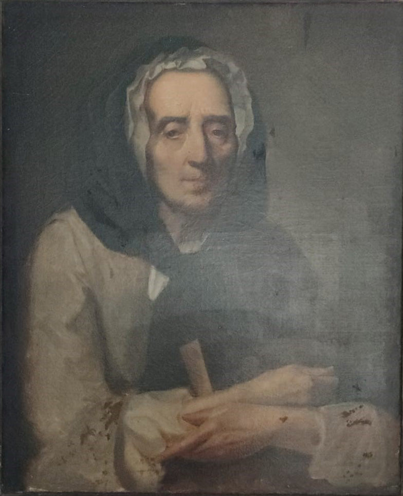 Autor desconocido - Retrato de una anciana