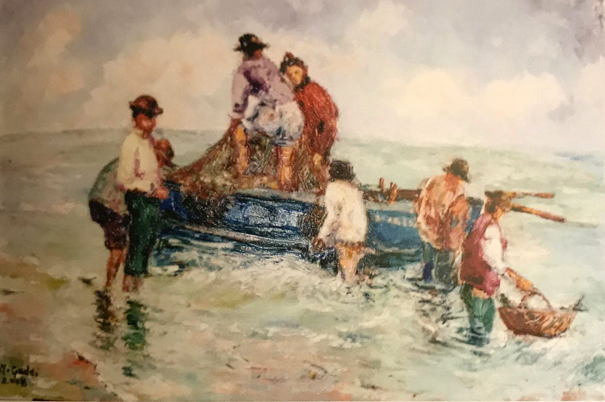 Maria Gloria Gaddi - Antica scena di pesca