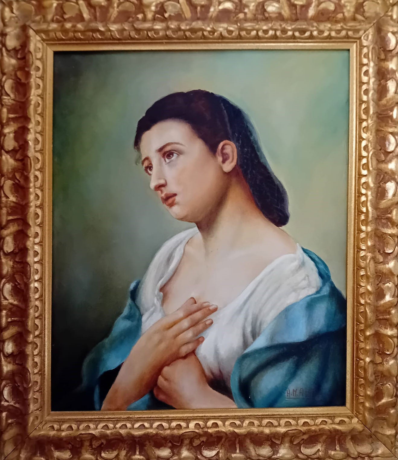 Annamaria Arletti - by Giacomo Trecourt, Portrait of a Young Girl