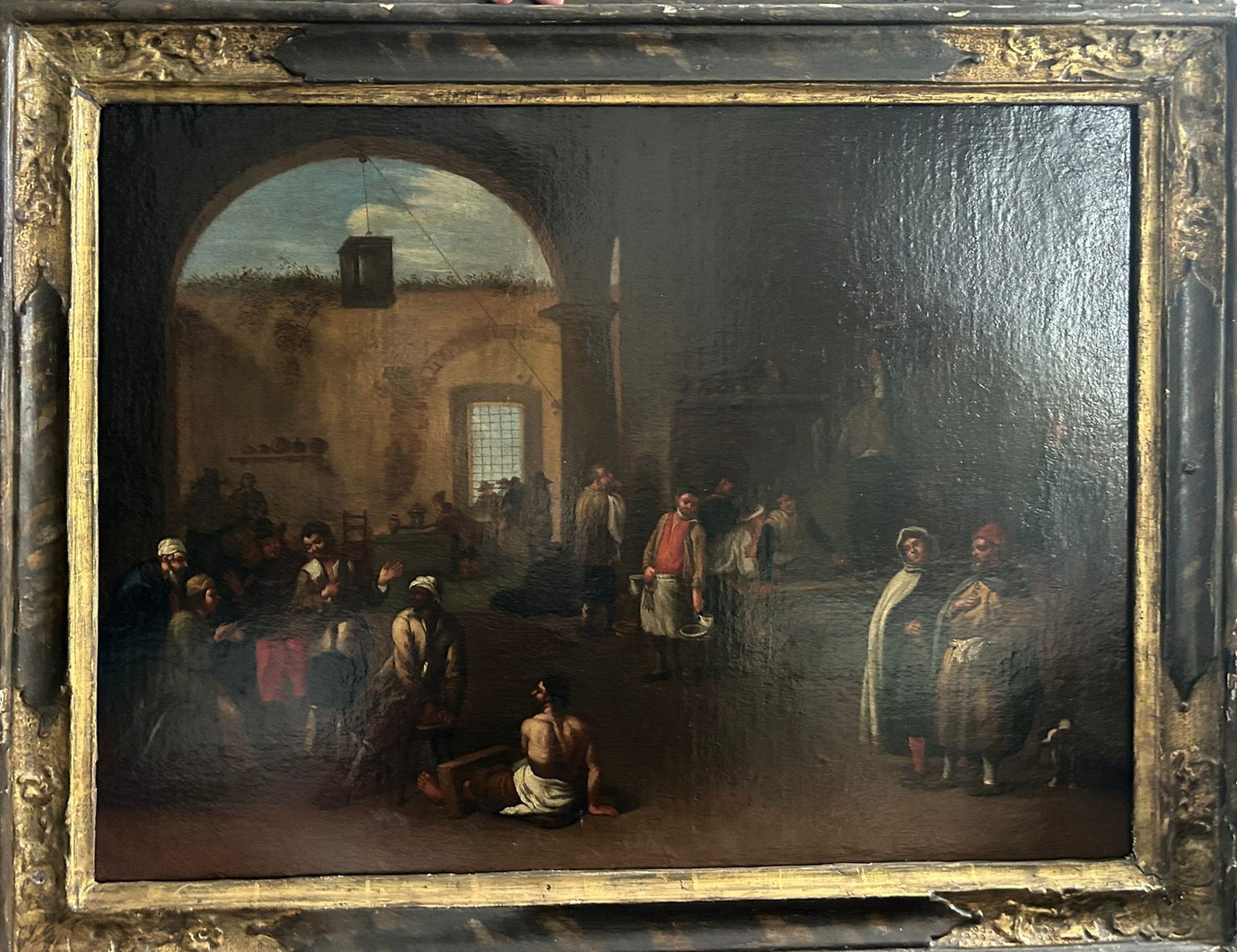 Jan Siberechts (attributed to) - Interior of an Inn
