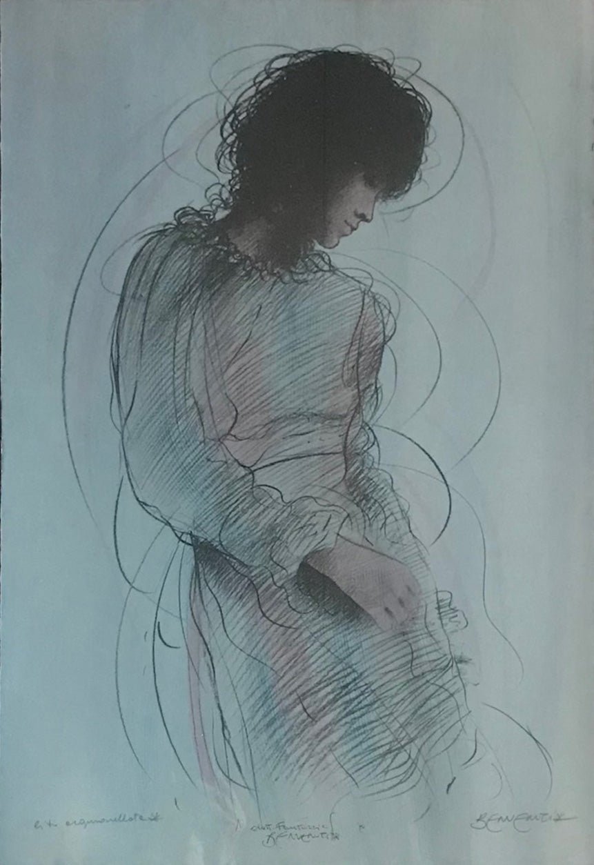 Riccardo Benvenuti - Retrato de cuerpo entero de una mujer