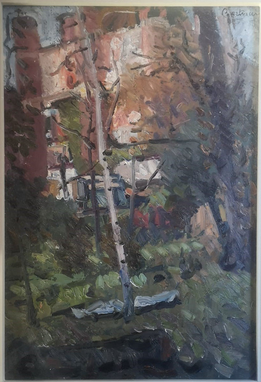 Bertucci - Scorcio dell'orto botanico di Brera