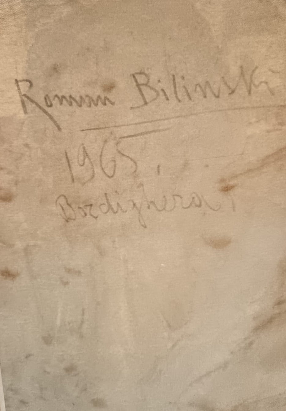 RETRATO - ROMAN BILINSKI