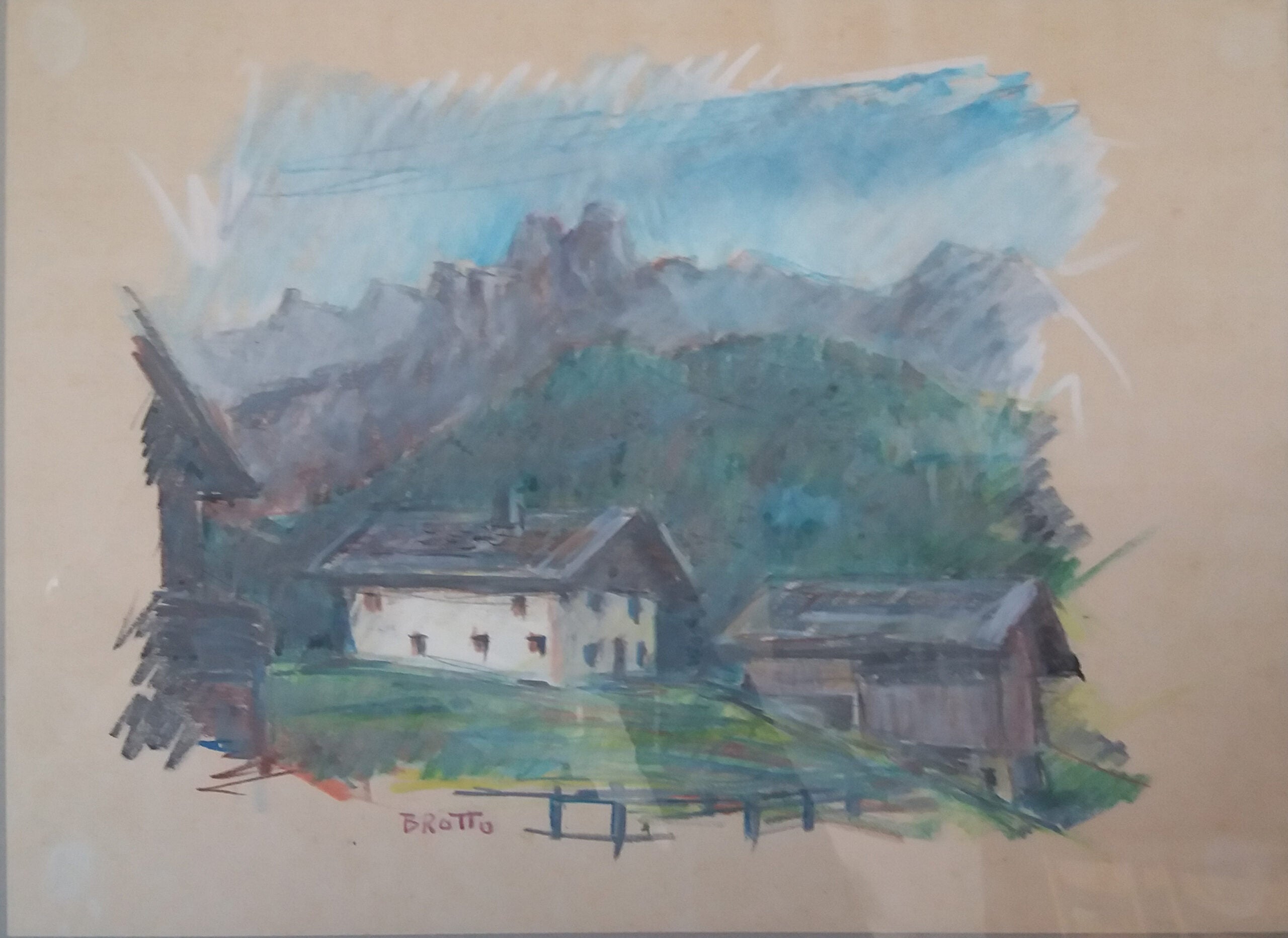 Angelo Brotto - Paisaje de montaña