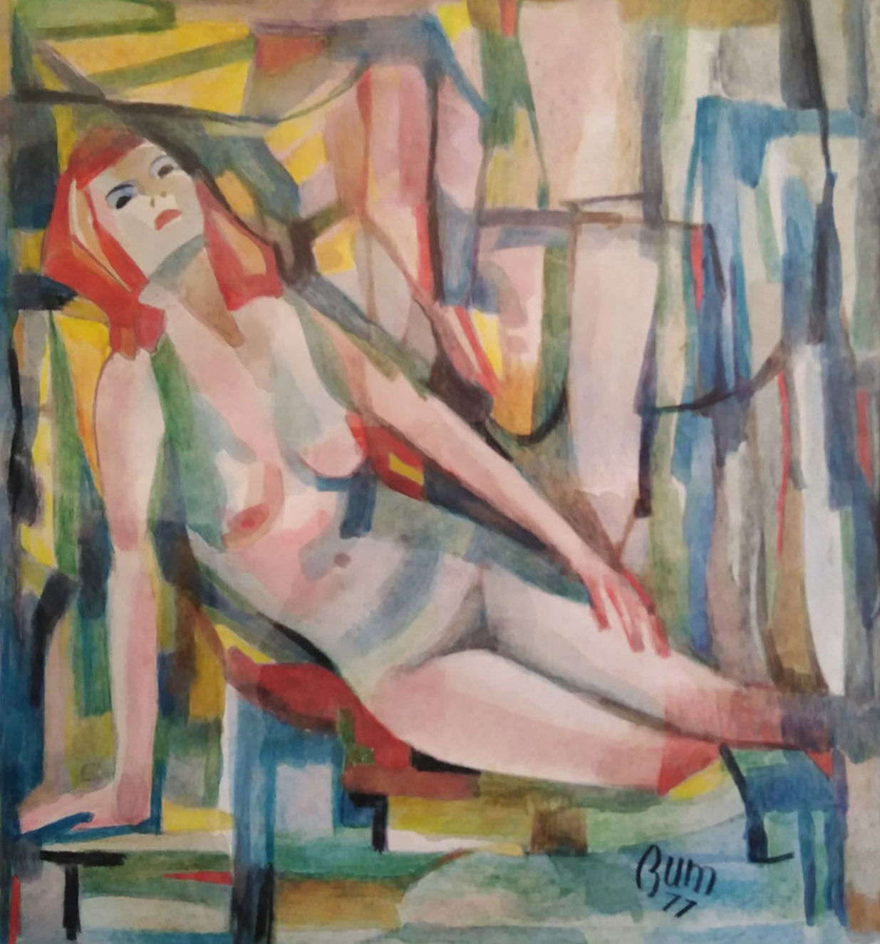 Bum (Umberto Maria Baldassarri) - Figura di donna