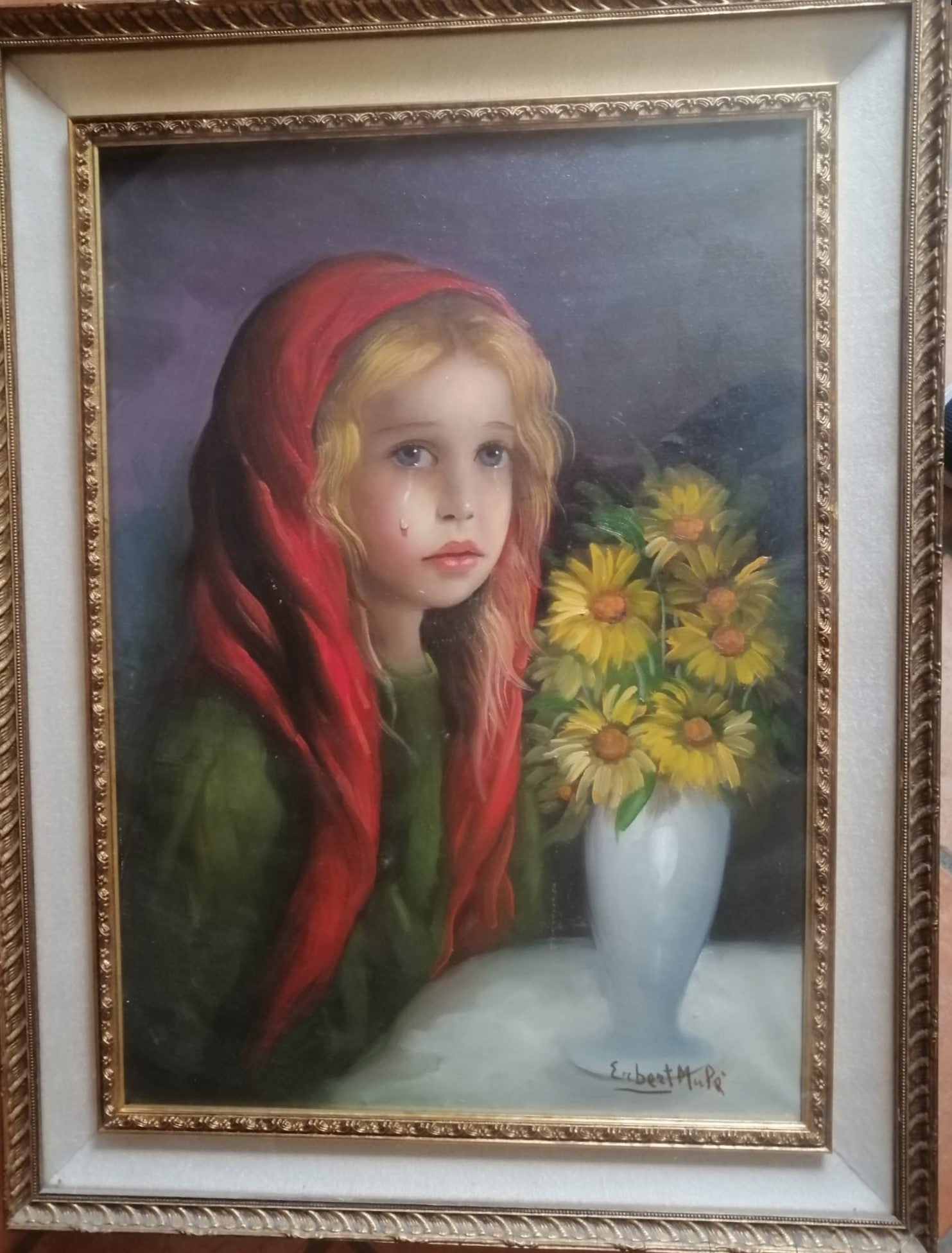 BAMBINA CON LACRIMA - ERBERT MULE'