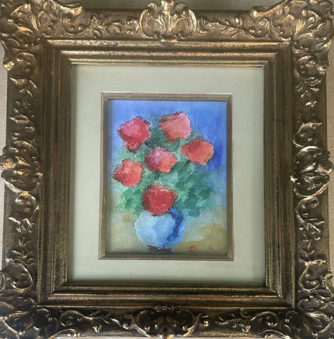 Pericle Stromillo - Senza titolo " Vaso di fiori"