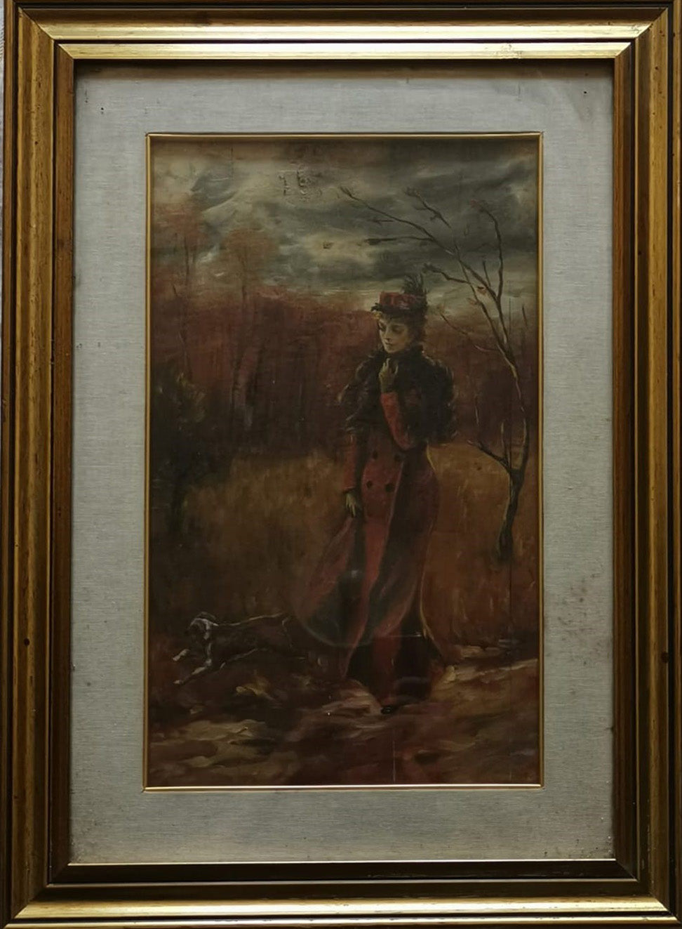 Anonymous - Walk in Red (copy after Giovanni Boldini)