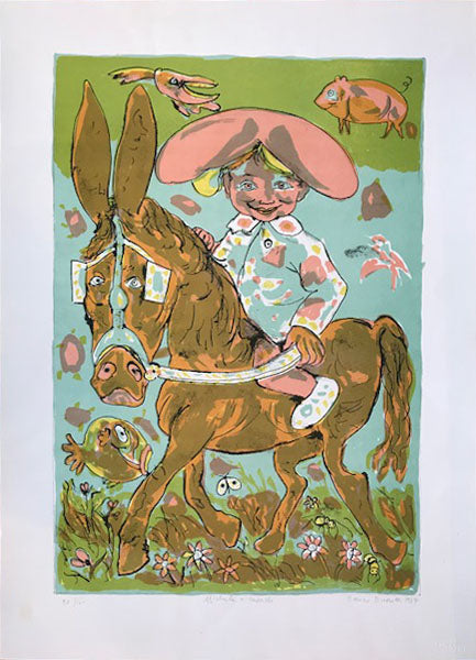 Renzo Bussotti - Michela on Horseback