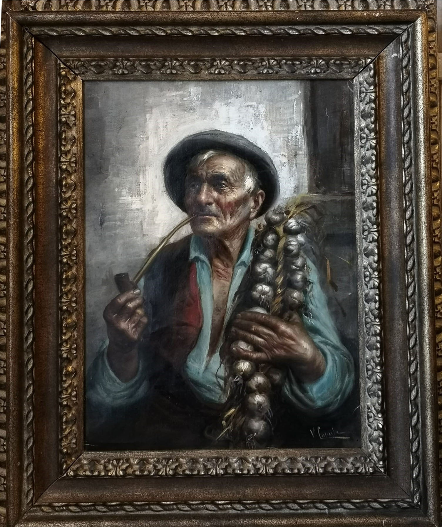 Vincenzo Caprile - Portrait of a Peasant
