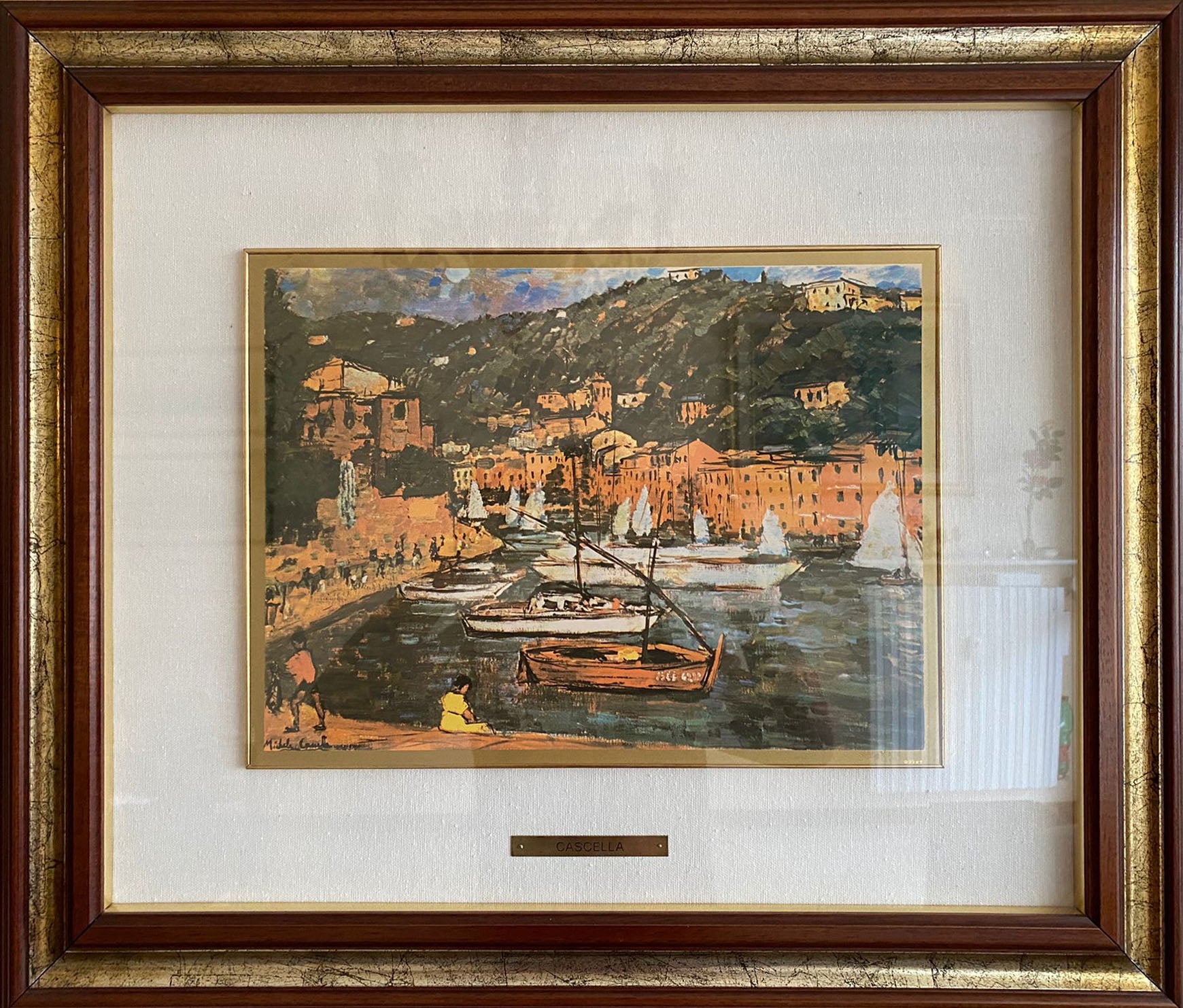 Michele Cascella - Le barche di Portofino
