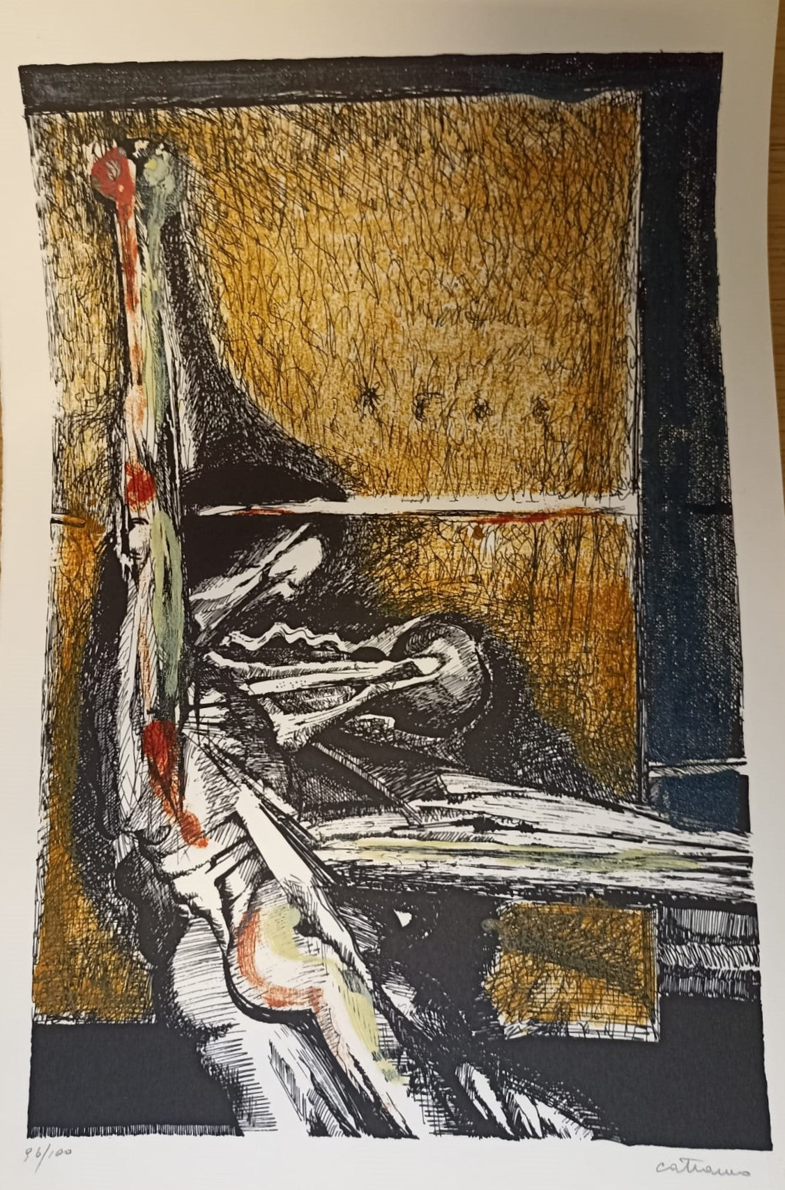 LET'S FREE PEACE - SERIES OF 5 HAND-COLOURED SILKSCREENS - PAOLO CATTANEO 