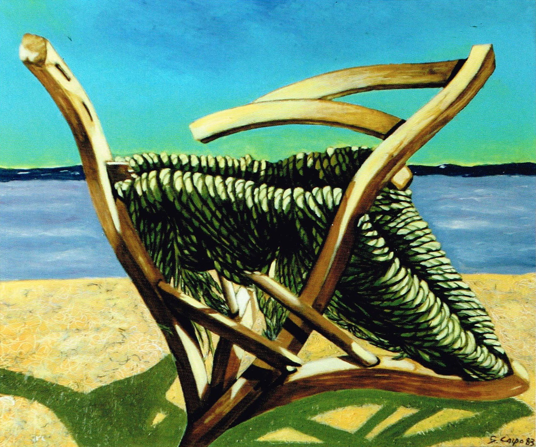 Gilberto Carpo - Chair on the Beach