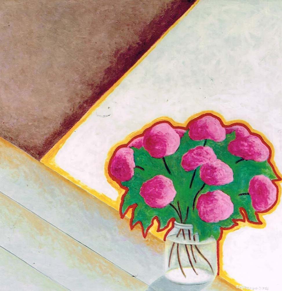 Antonio Zarpellon - Jarrón con hortensias