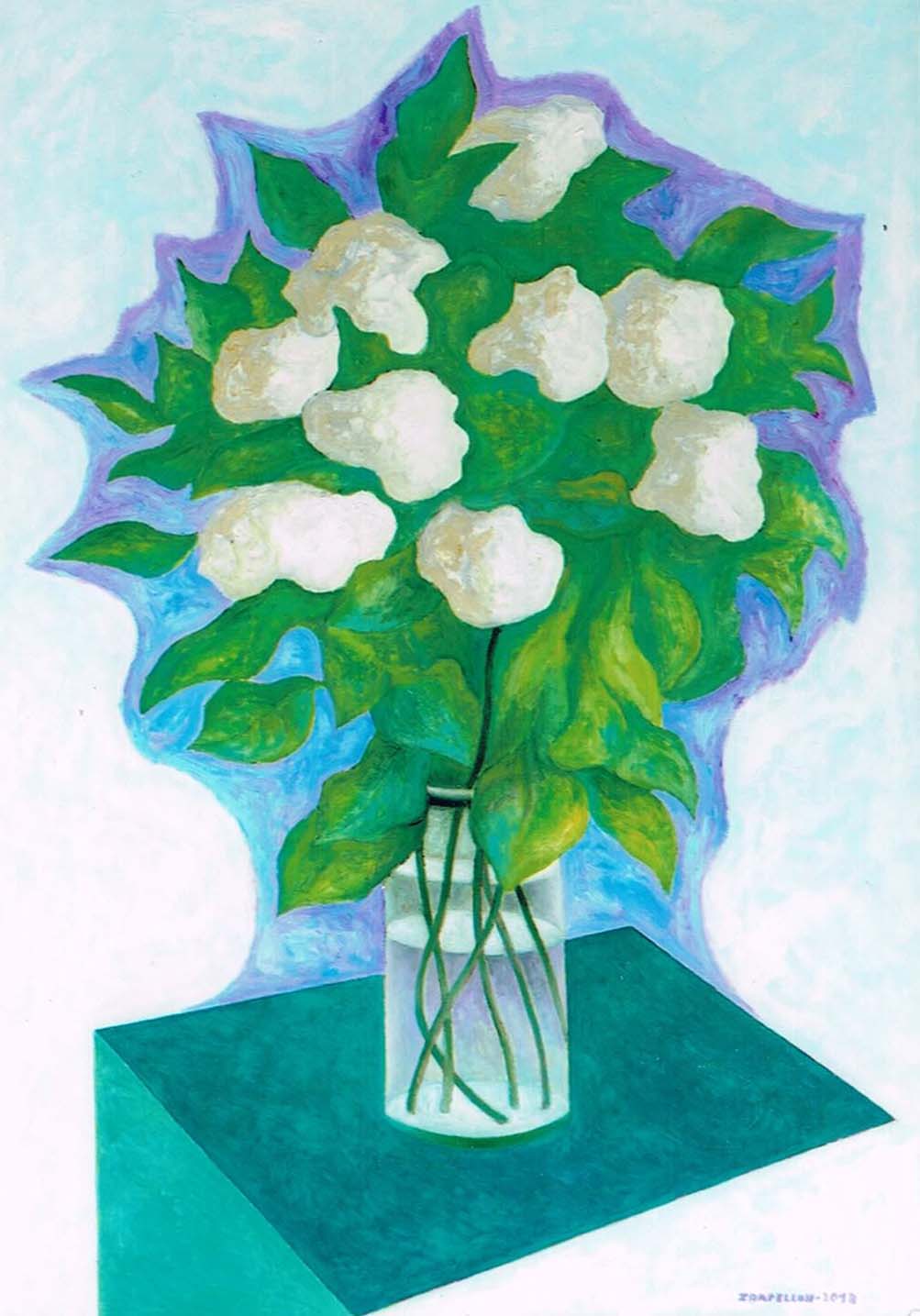 Antonio Zarpellon - Vase with Hydrangeas