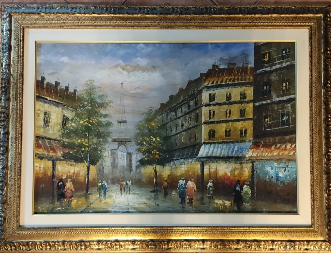 PAISAJE PARISINO - ARTISTA DESCONOCIDO