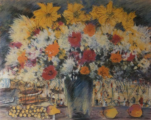 Michele Cascella - Vaso di fiori
