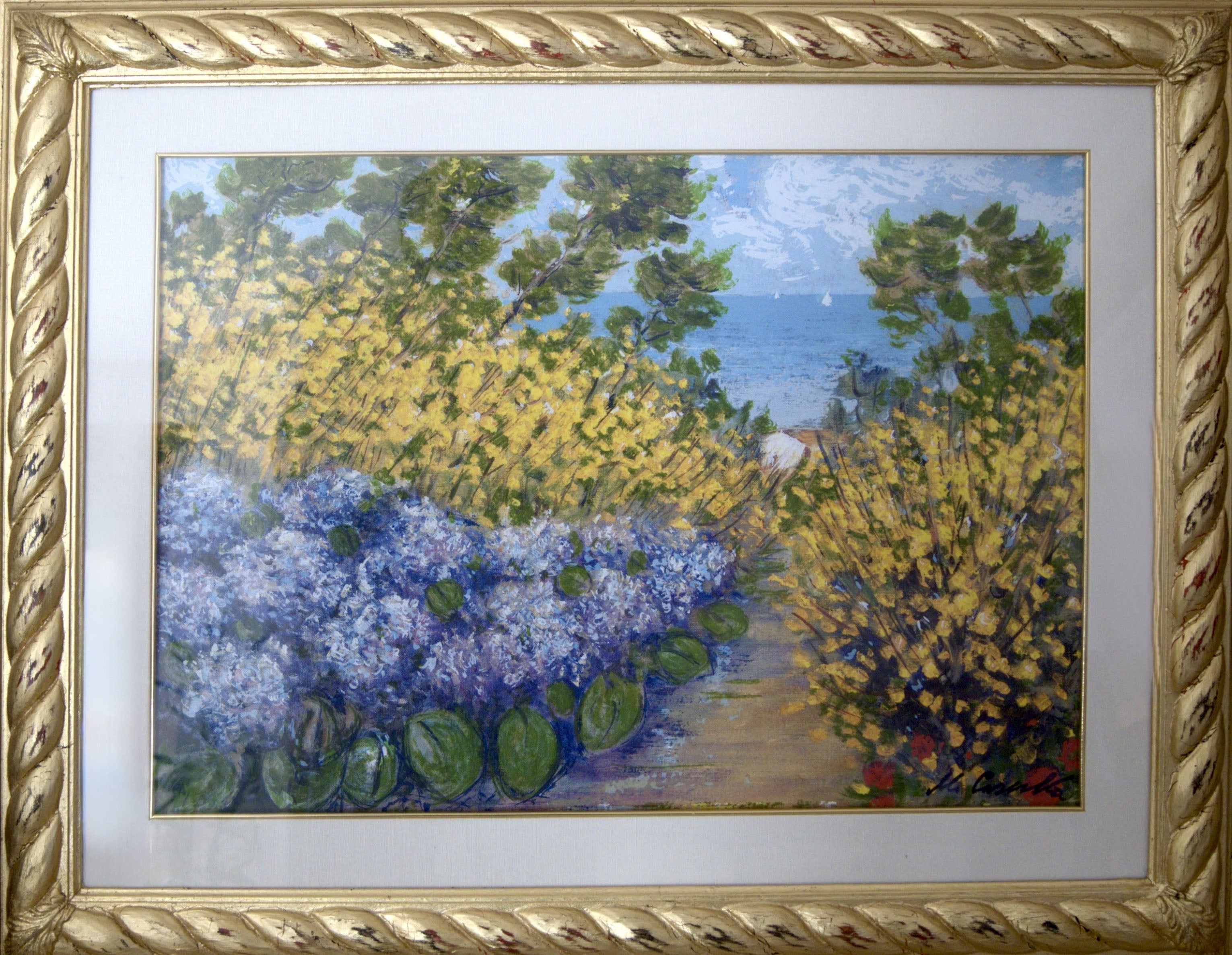 Michele Cascella - Ginestre e Ortensie