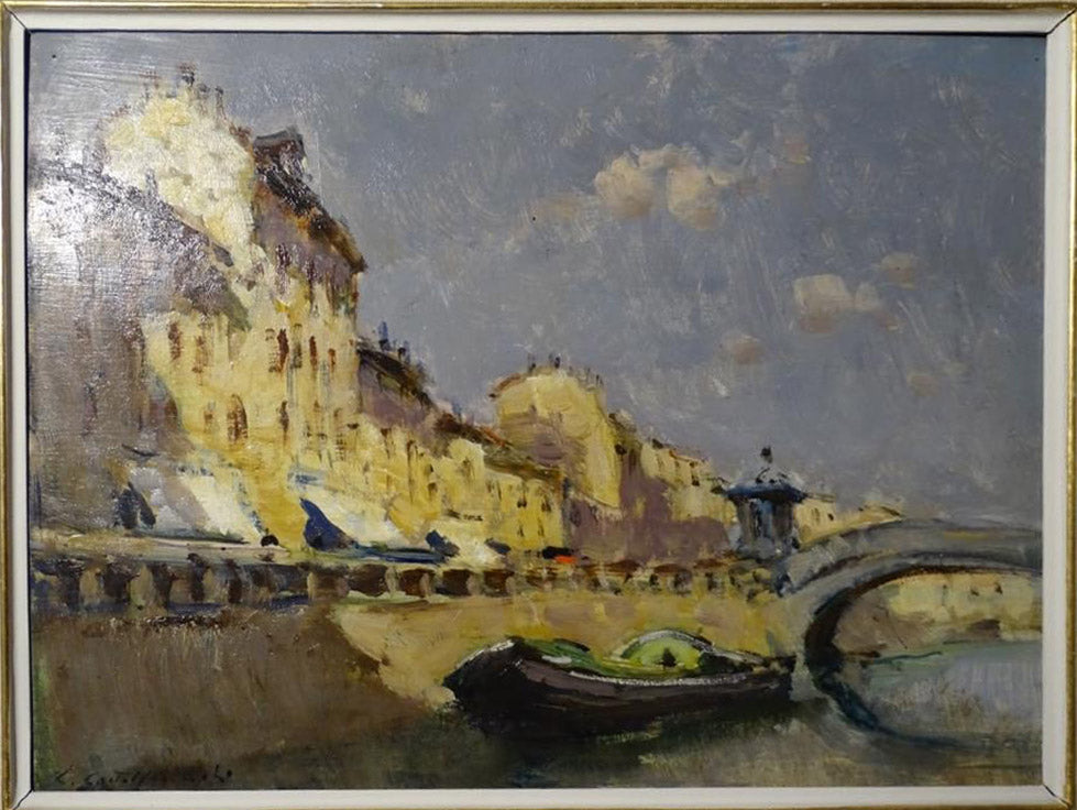 Cirano Castelfranchi - Sunshine on the Pavese Towpath